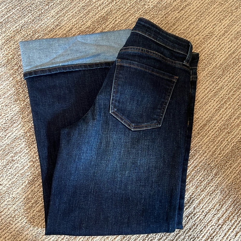Kut From the Cloth Cuffed Wide Leg Jeans